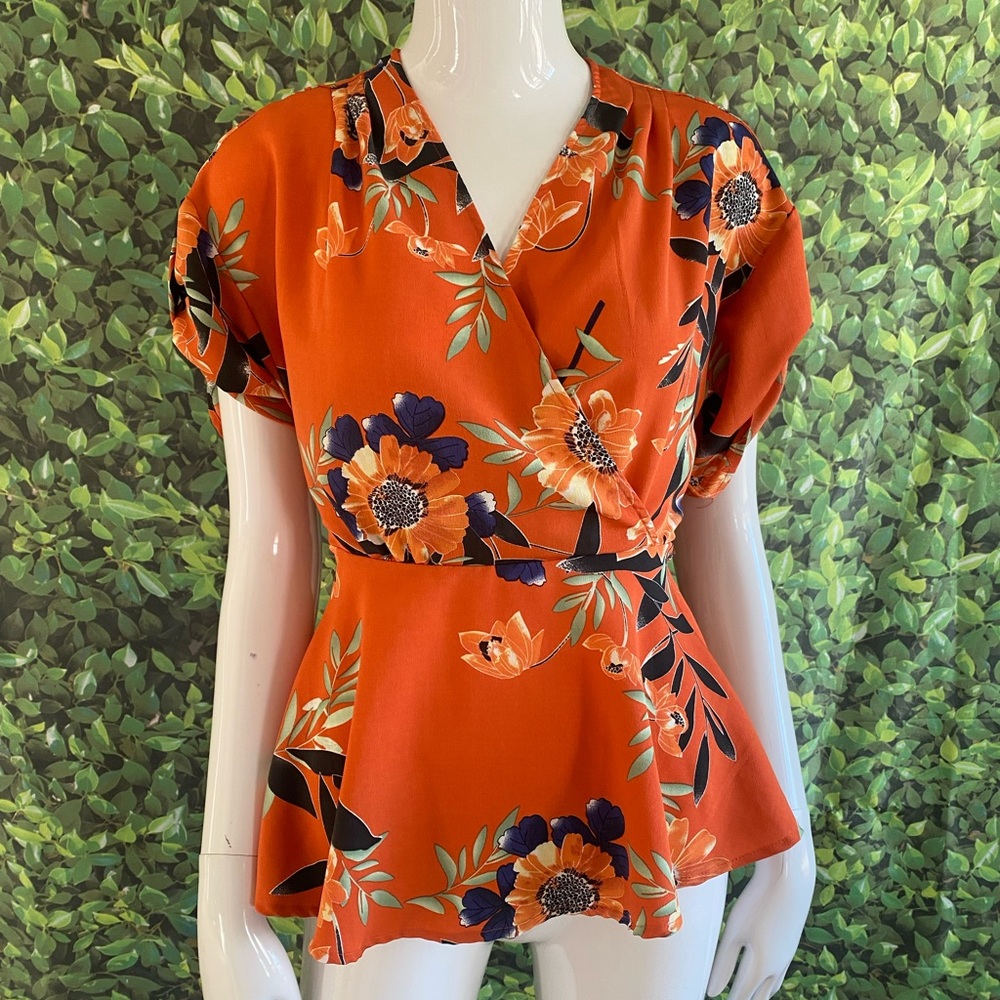RD + koko Fitted Floral Blouse